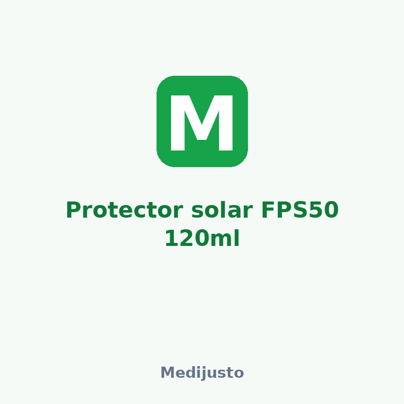 Protector solar FPS50 120ml