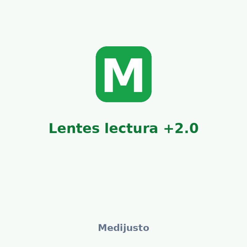 Lentes lectura +2.0