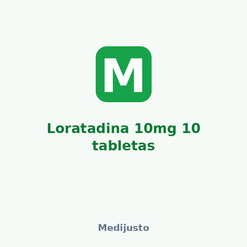 Loratadina 10mg 10 tabletas