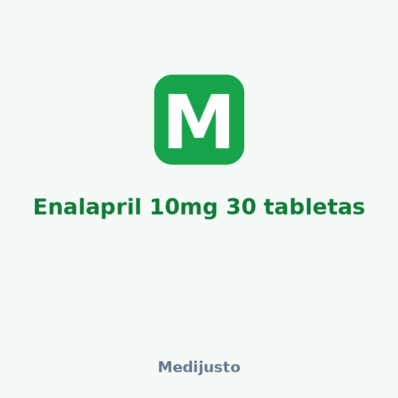 Enalapril 10mg 30 tabletas