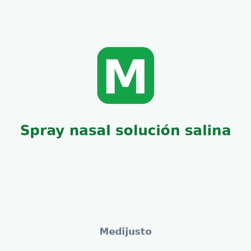 Spray nasal solución salina