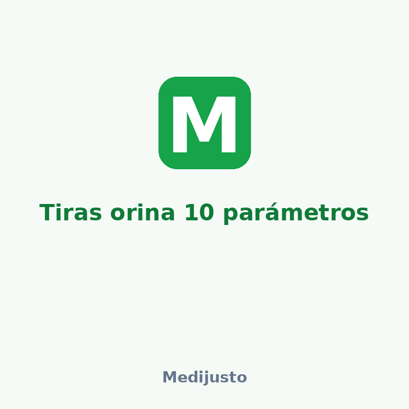 Tiras orina 10 parámetros