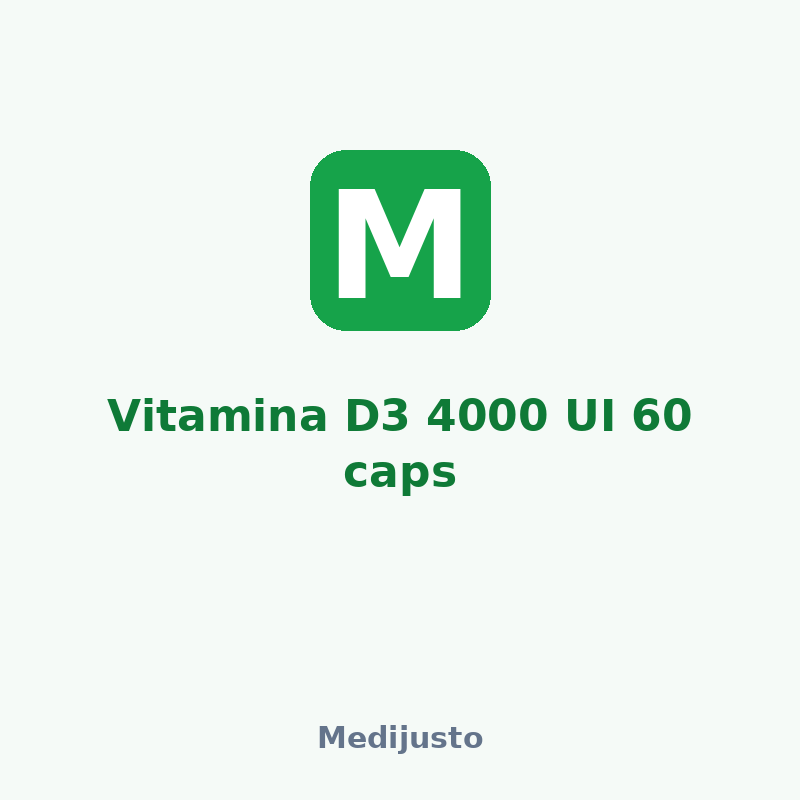 Vitamina D3 4000 UI 60 caps