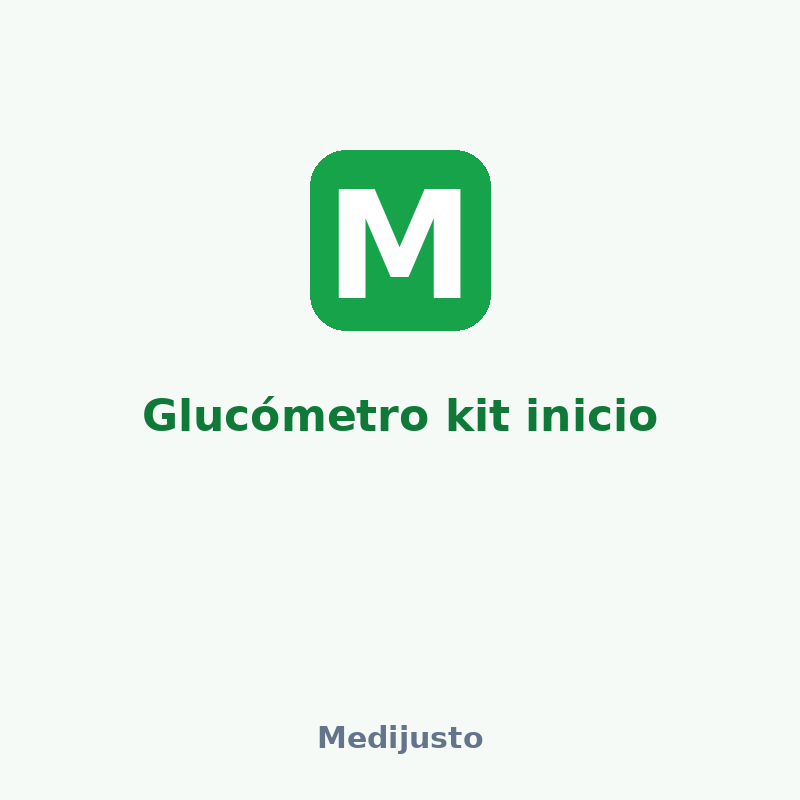 Glucómetro kit inicio