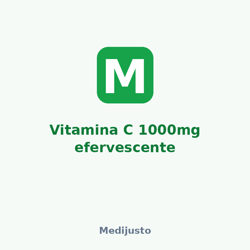 Vitamina C 1000mg efervescente