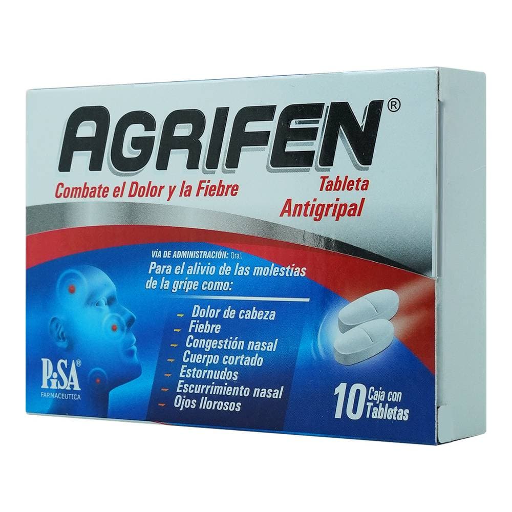 AGRIFEN 500/25/5/4MG 10 TAB