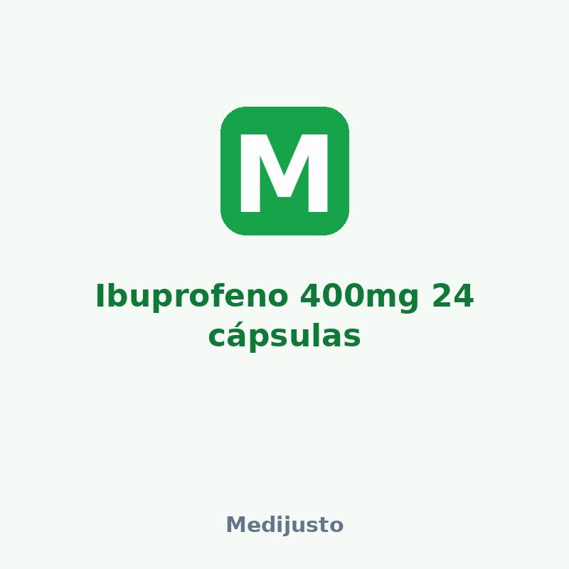 Ibuprofeno 400mg 24 cápsulas