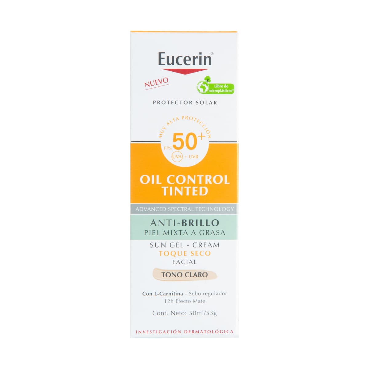 BLOQ EUCERIN OIL CLARO FPS50 50ML