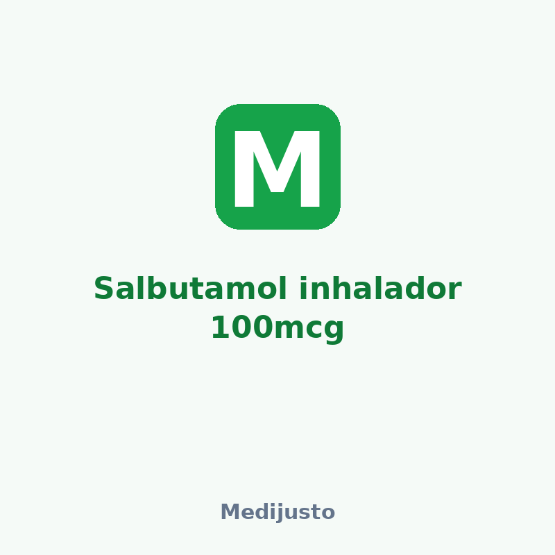 Salbutamol inhalador 100mcg