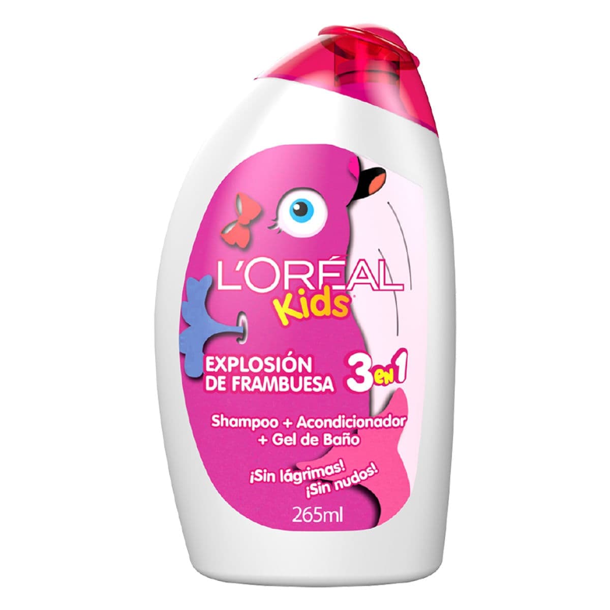 SH KIDS 3EN1 EXPLOSION FRAMBU 265ML